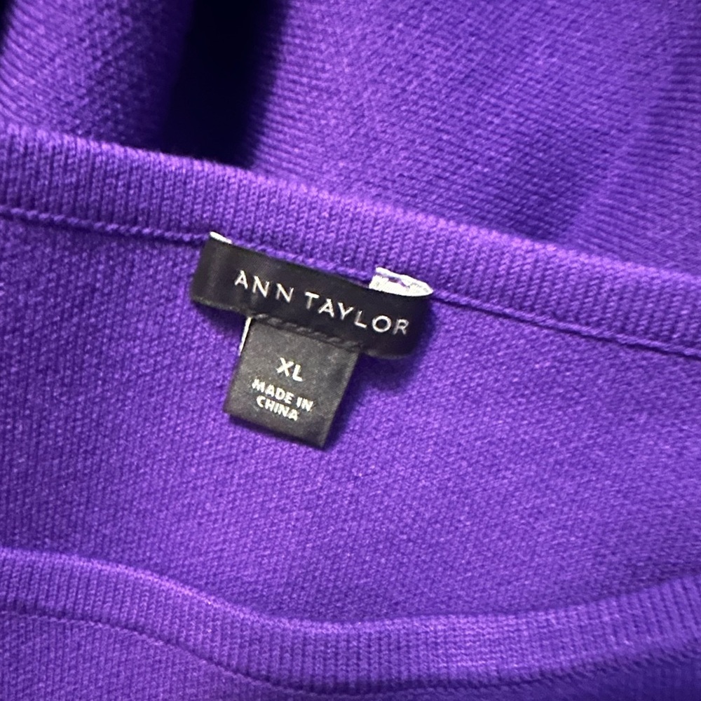 Ann Taylor Boatneck Midi Sweater Dress XL - Picture 4 of 6